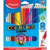 Maped Kredki trójkątne Color' Peps Strong dla dzieci - - 12 kolorów > Dzieci Kredki Dla Dzieci