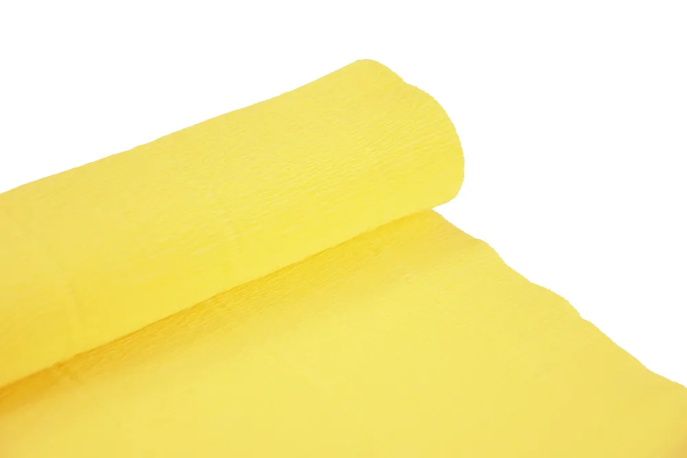 Cartotecnica Rossi Krepina, bibuła włoska 180 g - Carminio yellow, 50 x 250 cm > Bibuła I Krepina
