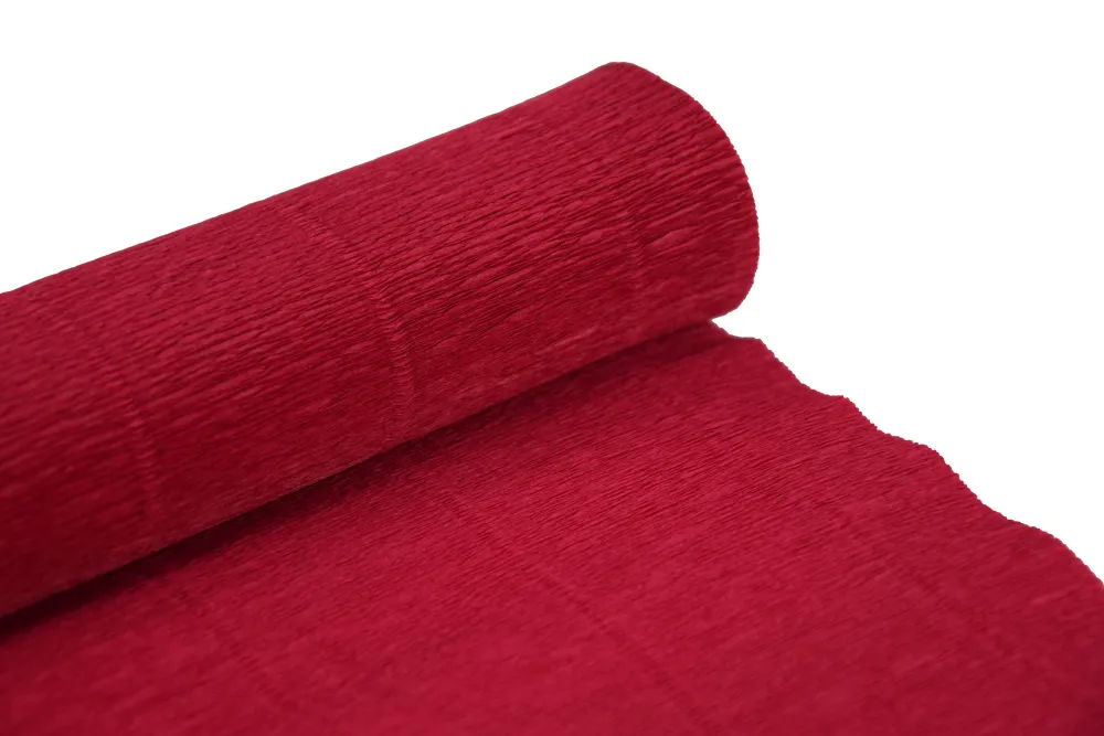 Cartotecnica Rossi Krepina, bibuła włoska 180 g - Light red, 50 x 250 cm > Bibuła I Krepina