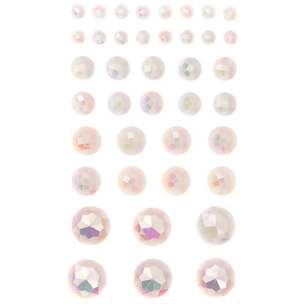 dpCraft Kryształki samoprzylepne Opalescent Cream - - 40 szt.