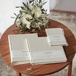 Semikolon Księga gości Heritage Line, Wedding Edition - - Chamois, 180 stron