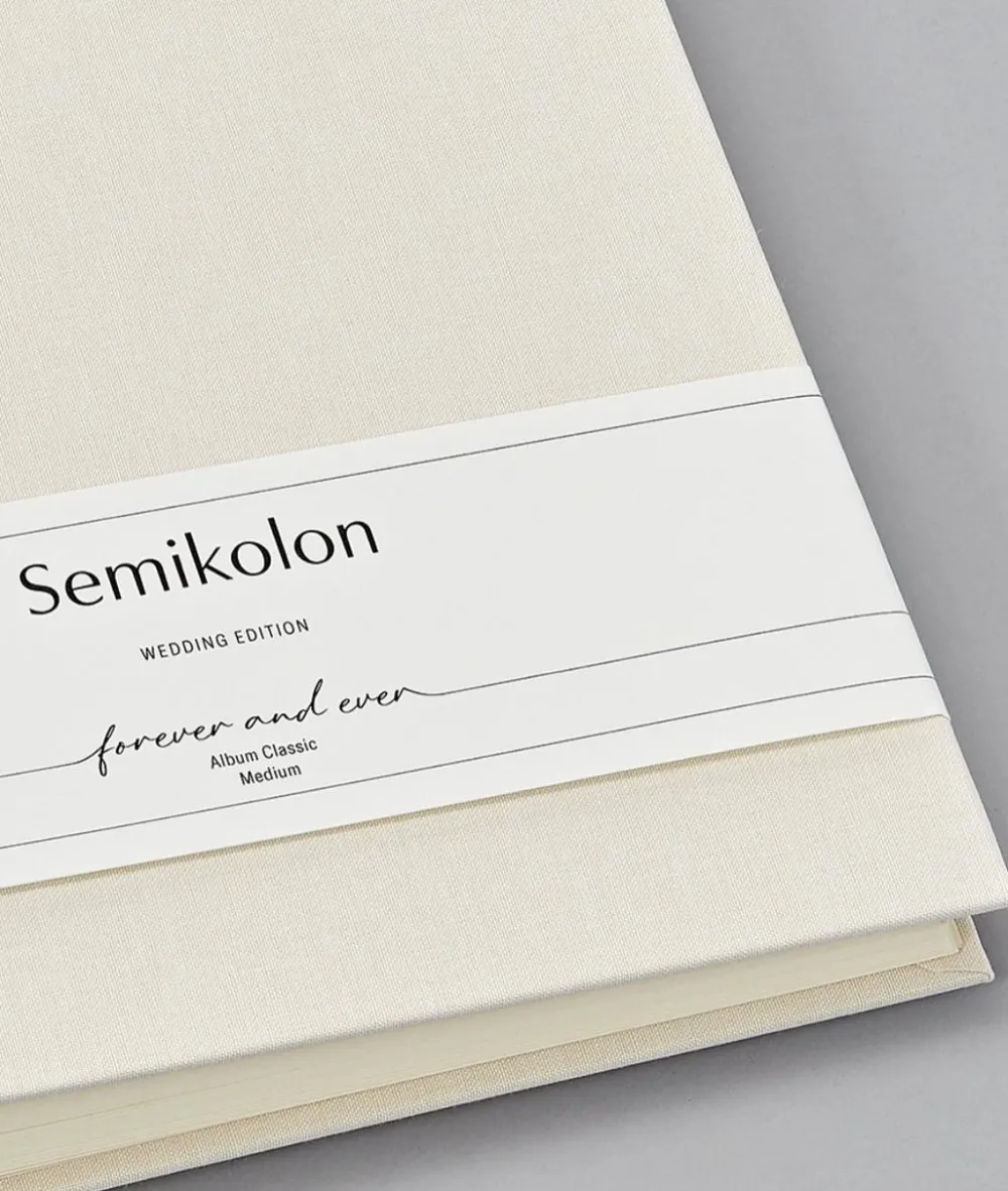 Semikolon Księga gości Heritage Line, Wedding Edition - - Chamois, 180 stron