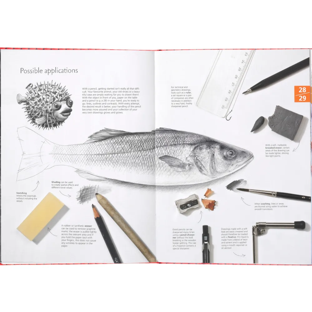 Caran d'Ache Książka do nauki rysunku - - Livre Atelier