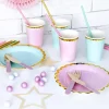 PartyDeco Kubeczki papierowe - różowo-złote, 220 ml, 6 szt. > Kubeczki Papierowe