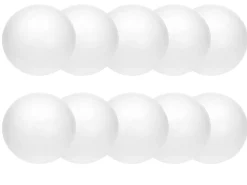 Kule, bombki styropianowe - 10 cm, 10 szt.