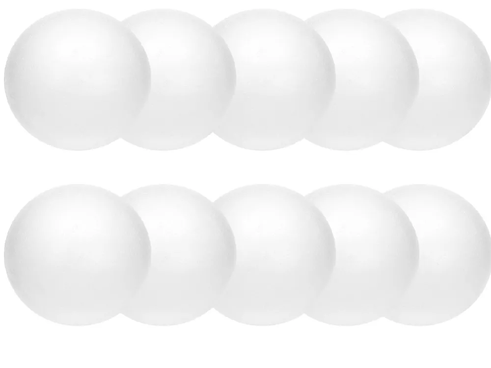 Kule, bombki styropianowe - 6 cm, 10 szt. > Styropianowe