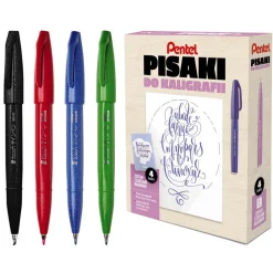 Pentel Kurs letteringu, zestaw do kaligrafii - - ABCD ><noscript><img width=