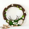 dpCraft Kwiaty papierowe - - białe, 2 cm, 60 szt.