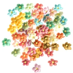 dpCraft Kwiaty papierowe - - kolorowe, 2 cm, 60 szt. > Kwiaty I Ozdoby Roślinne