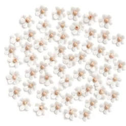 dpCraft Kwiaty papierowe - - kremowe, 60 szt.
