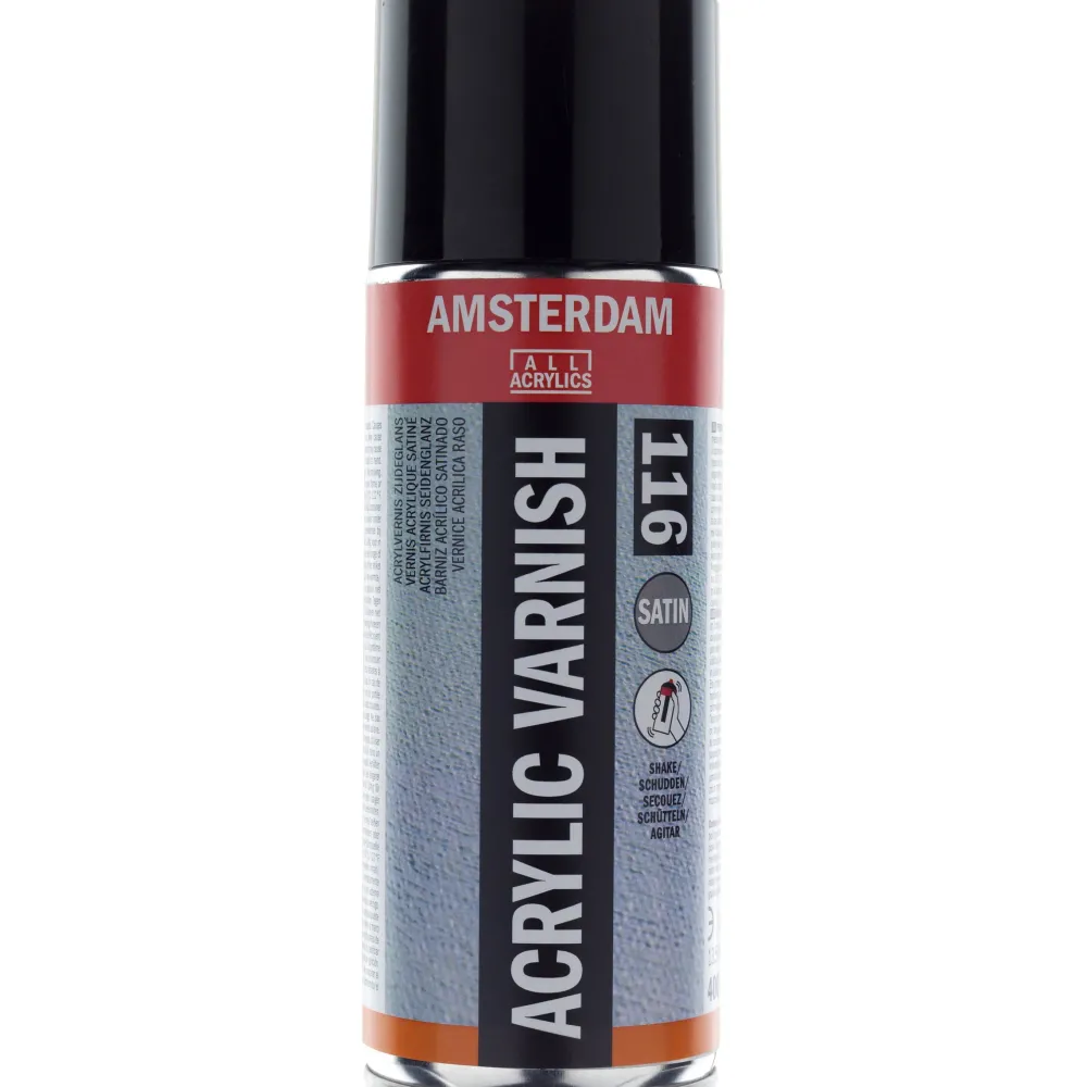 Amsterdam Lakier akrylowy, werniks końcowy w sprayu - - satynowy, 400 ml > Werniksy|Media Do Akryli