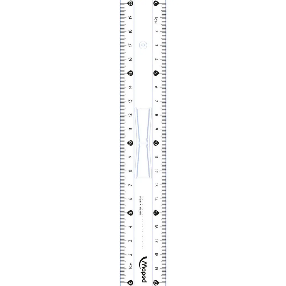Dzieci Maped Linijka Classic z uchwytem - - 20 cm