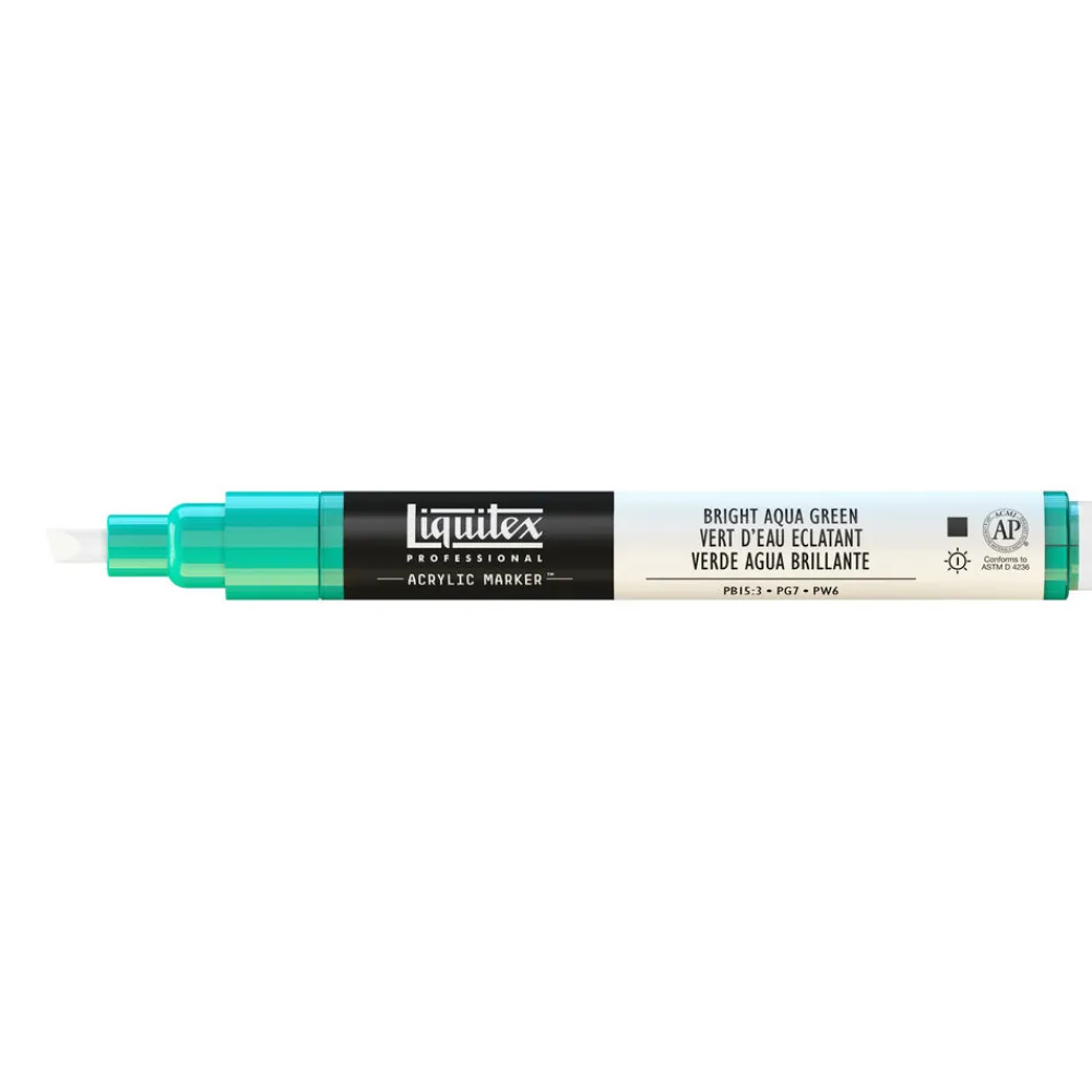 Liquitex Marker akrylowy - - bright aqua green 2 mm > Markery, Brushpeny I Pisaki