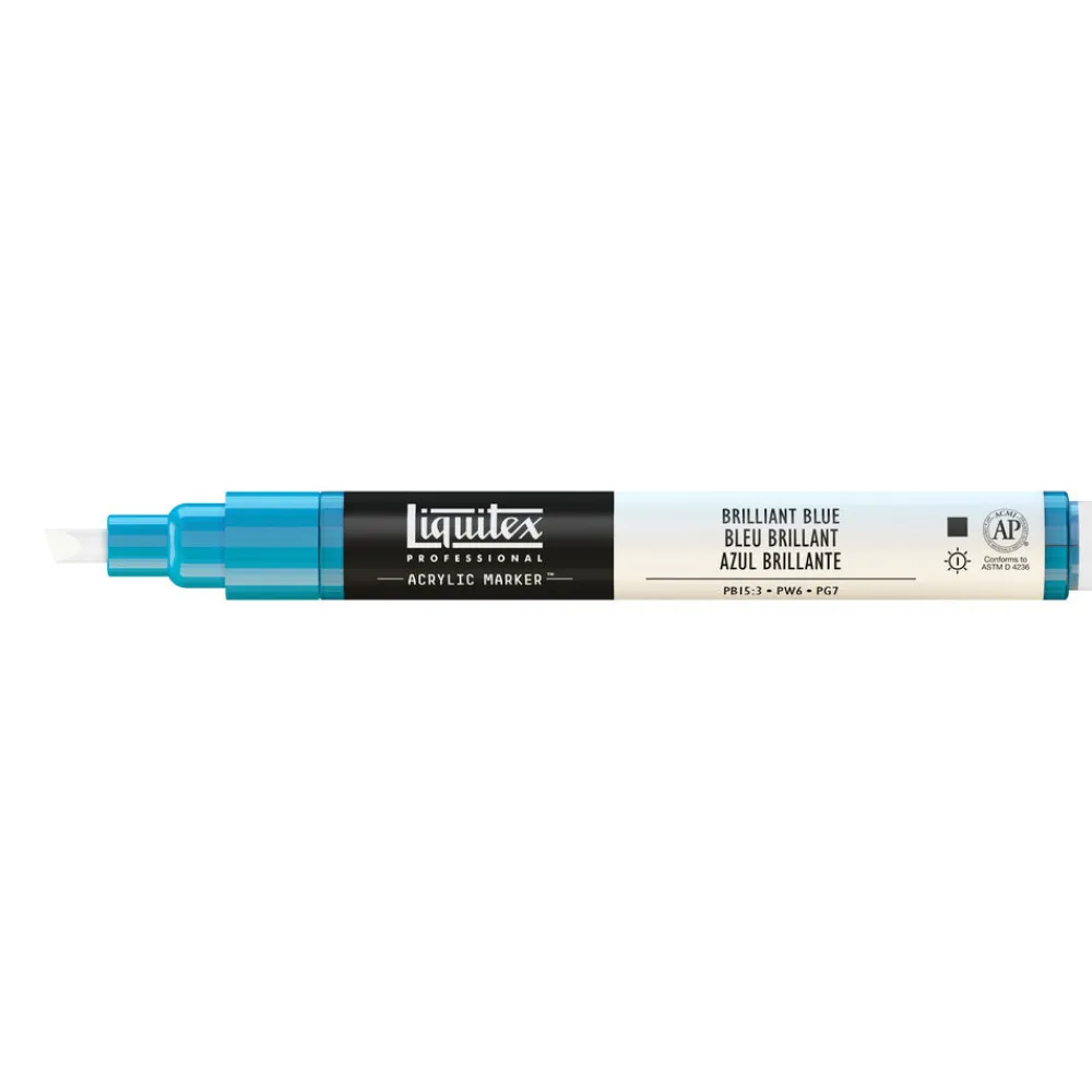 Liquitex Marker akrylowy - - brilliant blue 2 mm