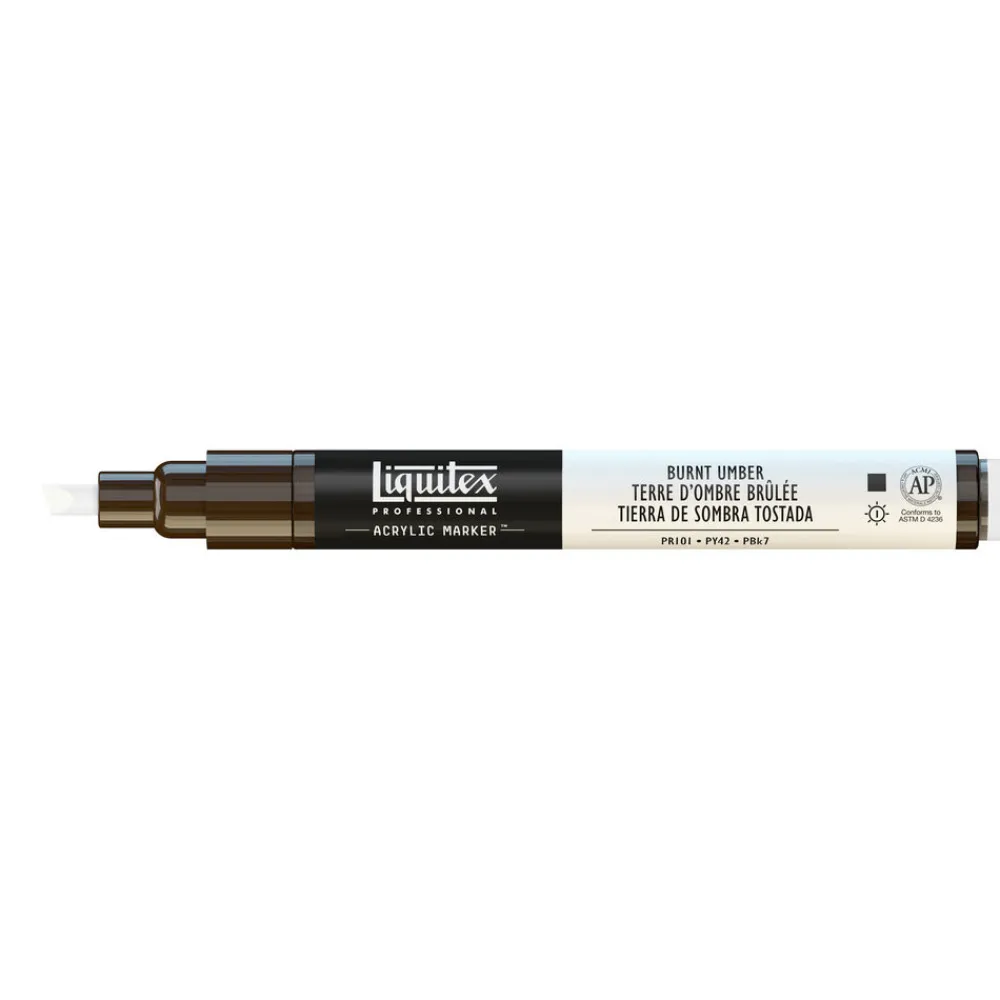 Liquitex Marker akrylowy - - burnt umber 2 mm