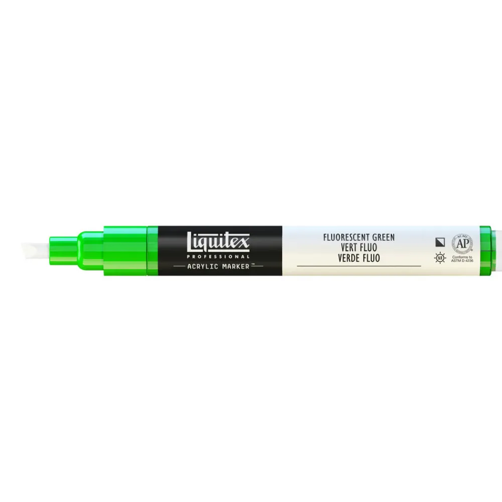 Liquitex Marker akrylowy - - fluorescent green 2 mm > Markery, Brushpeny I Pisaki