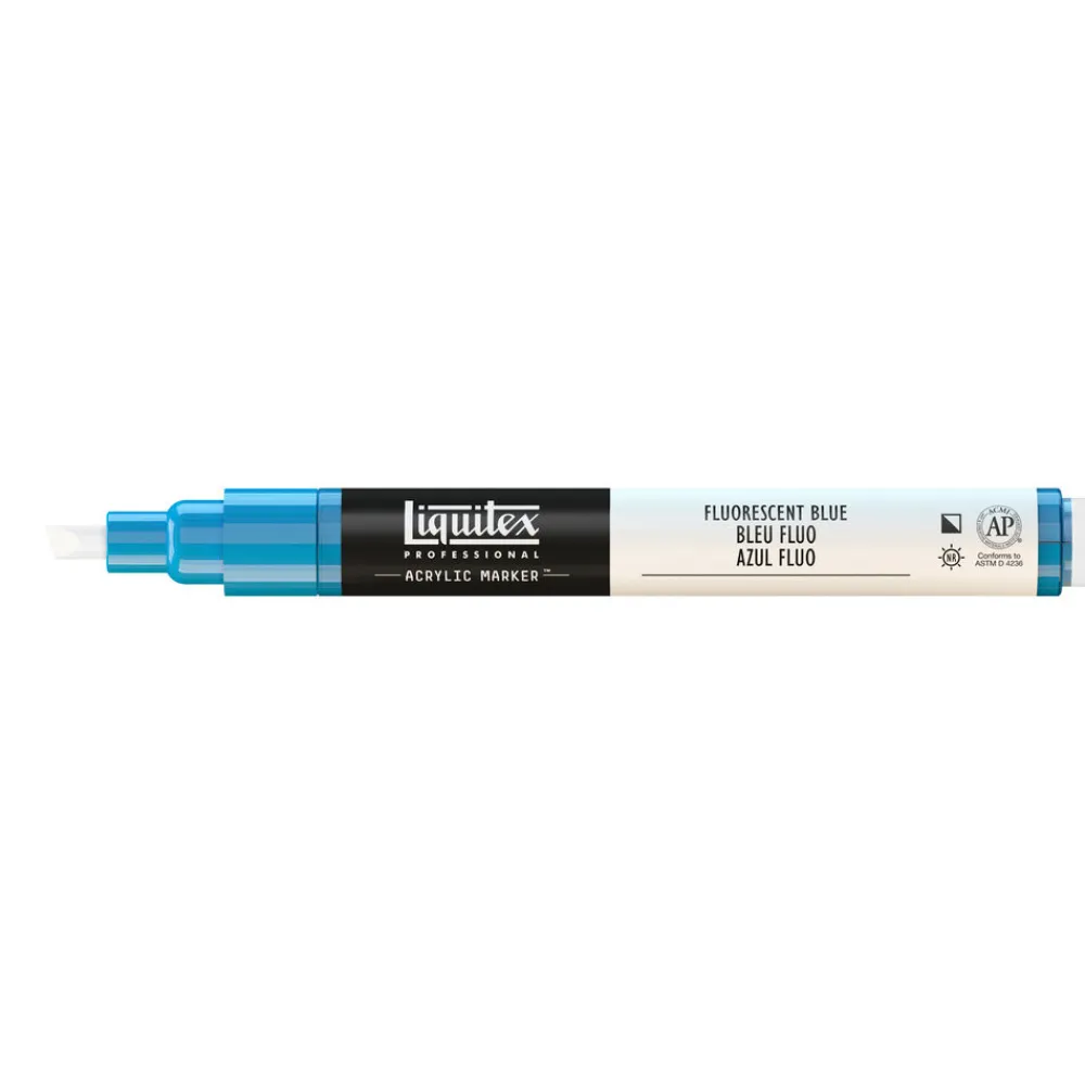 Liquitex Marker akrylowy - - fluorescent blue 2 mm