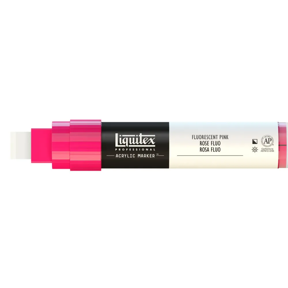Liquitex Marker akrylowy - - fluorescent pink 15 mm > Markery, Brushpeny I Pisaki