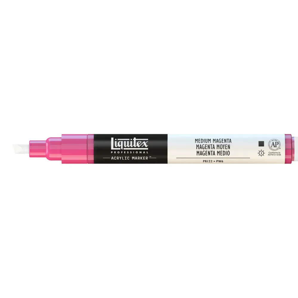Liquitex Marker akrylowy - - medium magenta 2 mm > Markery, Brushpeny I Pisaki