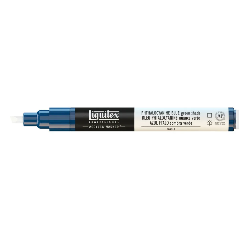 Liquitex Marker akrylowy - - phthalocyanine blue (green shade) 2 mm
