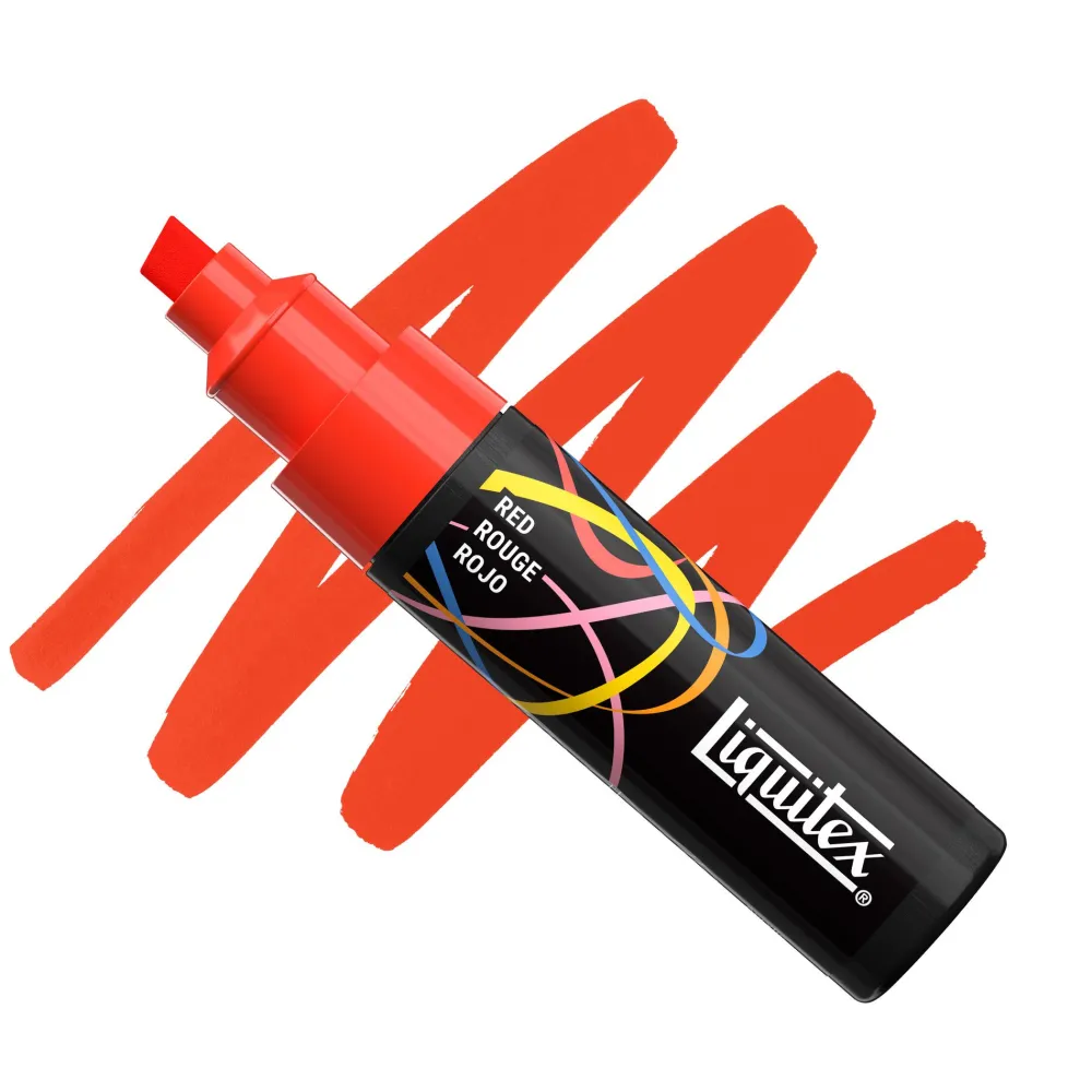 Liquitex Marker akrylowy - - Red 8 mm > Markery, Brushpeny I Pisaki