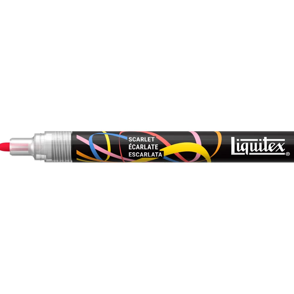 Liquitex Marker akrylowy - - Scarlet 2 mm > Markery, Brushpeny I Pisaki