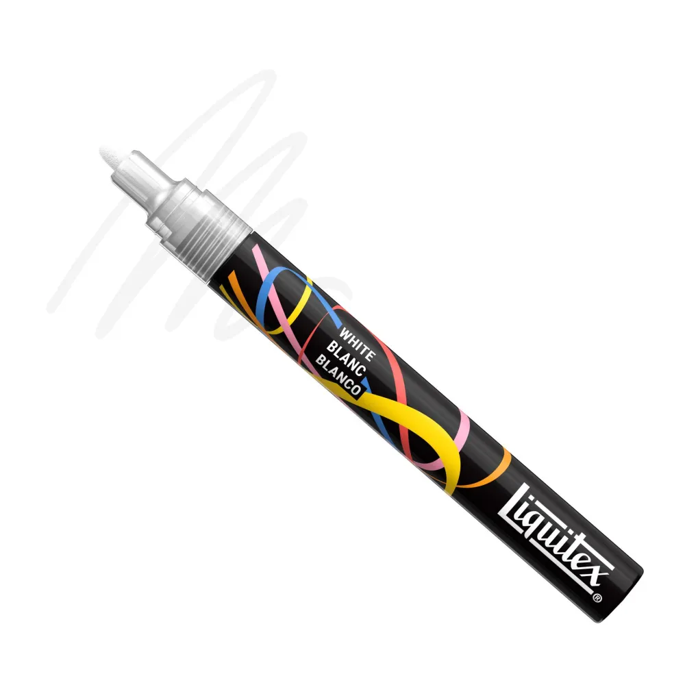 Liquitex Marker akrylowy - - White 2 mm > Markery, Brushpeny I Pisaki