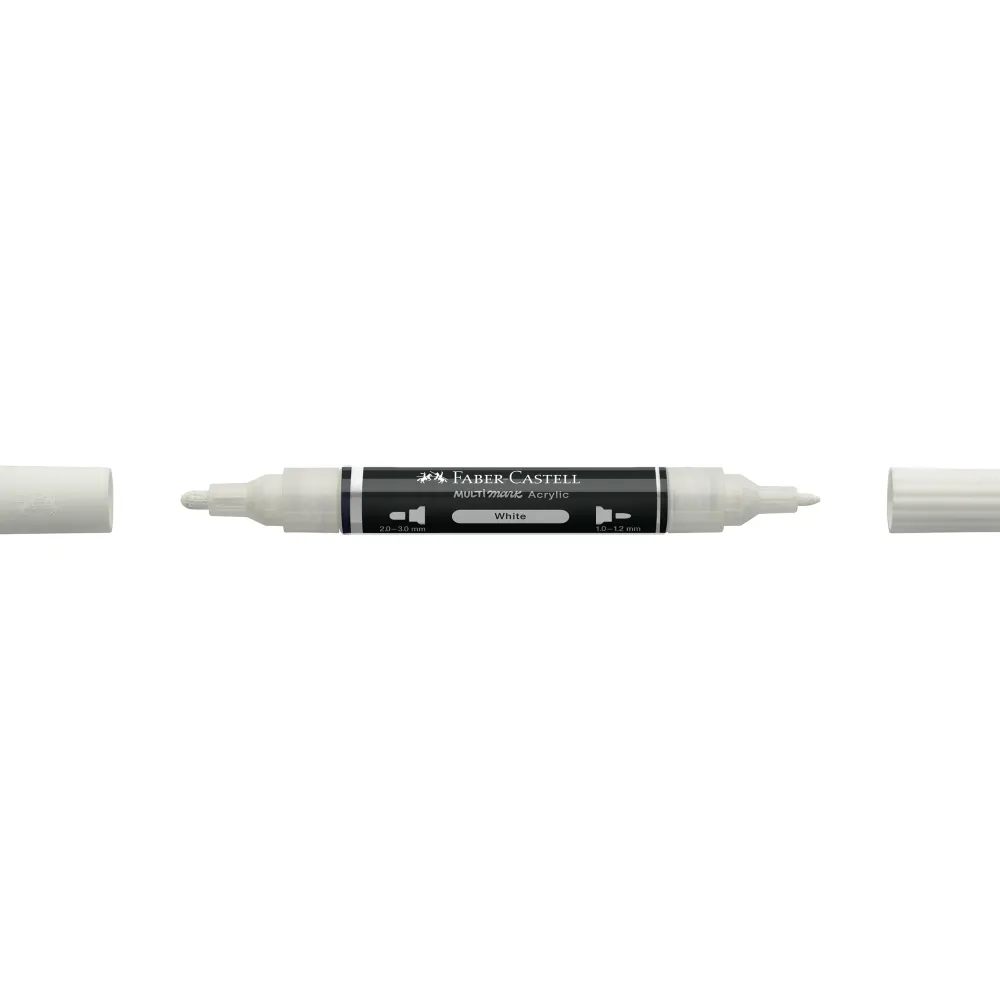 Faber-Castell Marker akrylowy Multimark - - 100 White