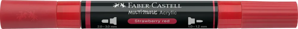 Faber-Castell Marker akrylowy Multimark - - 219 Strawberry Red