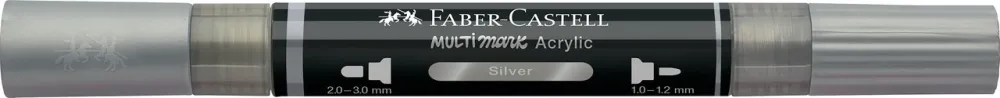 Faber-Castell Marker akrylowy Multimark - - 251 Silver
