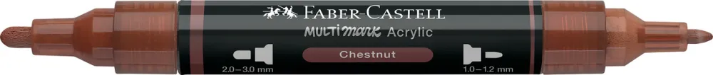 Faber-Castell Marker akrylowy Multimark - - 378 Chestnut