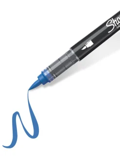 Sharpie Marker akrylowy pędzelkowy Brush - - Blue