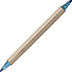 Kuretake Marker do kaligrafii ZIG Calligraphy Metallic - - dwustronny, niebieski > Pisaki Kaligraficzne