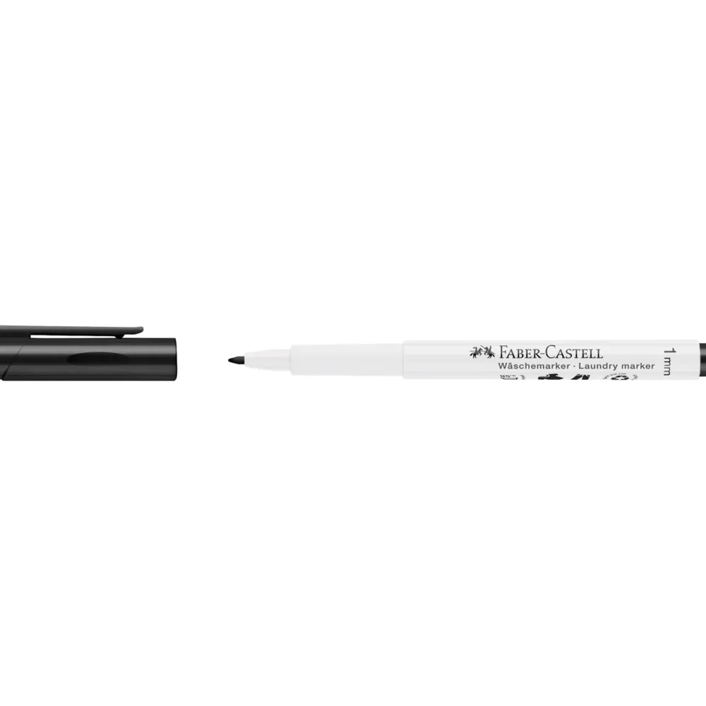 Faber-Castell Marker do tkanin - - czarny > Farby I Pisaki Do Tkanin