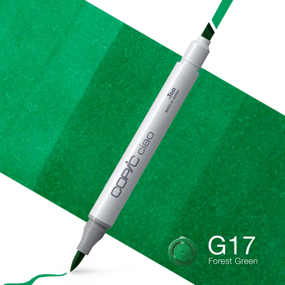 Copic Marker dwustronny Ciao - G17 Forest Green