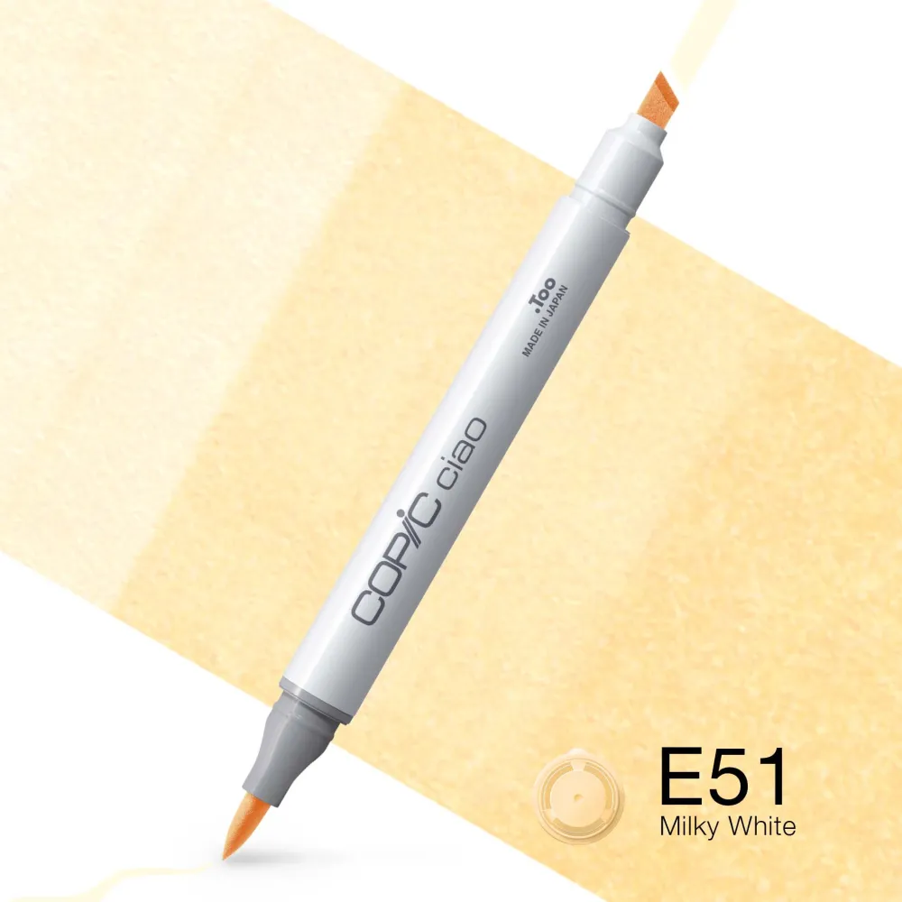 Copic Marker dwustronny Ciao - E53 Raw Silk > Markery, Brushpeny I Pisaki
