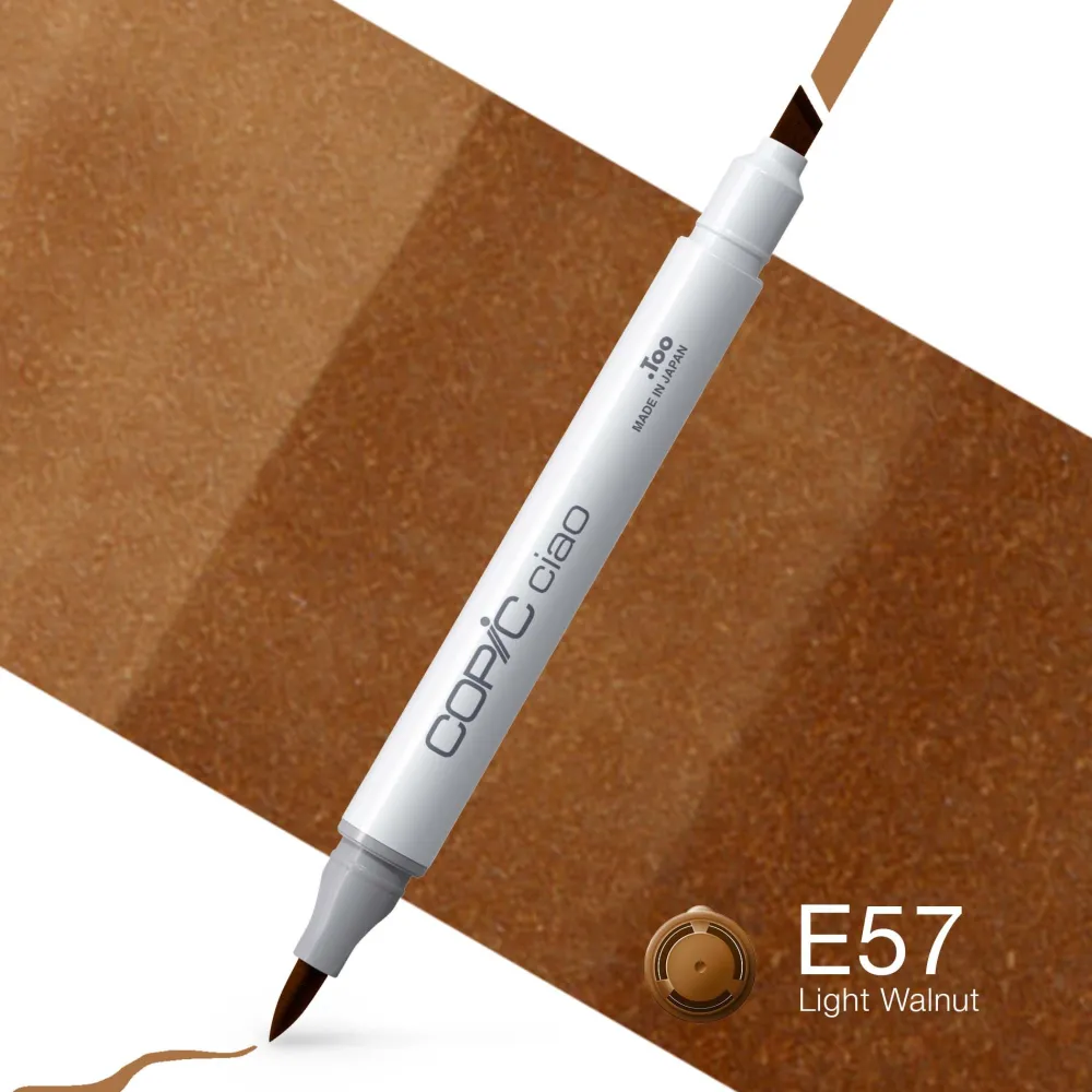 Copic Marker dwustronny Ciao - E57 Light Walnut