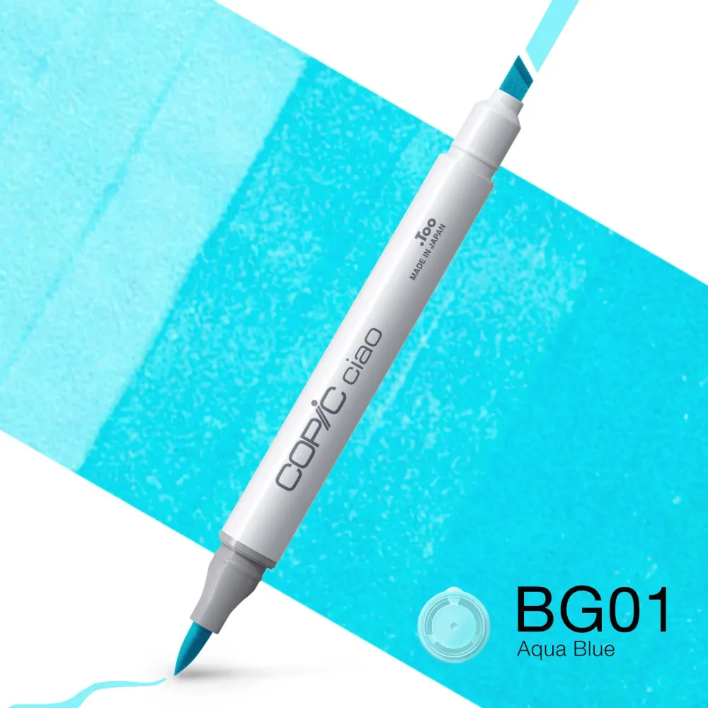 Copic Marker dwustronny Ciao - BG01 Aqua Blue