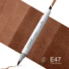 Copic Marker dwustronny Ciao - E47 Dark Brown
