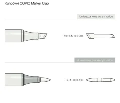 Copic Marker dwustronny Ciao - B60 Pale Blue Gray ><noscript><img width=