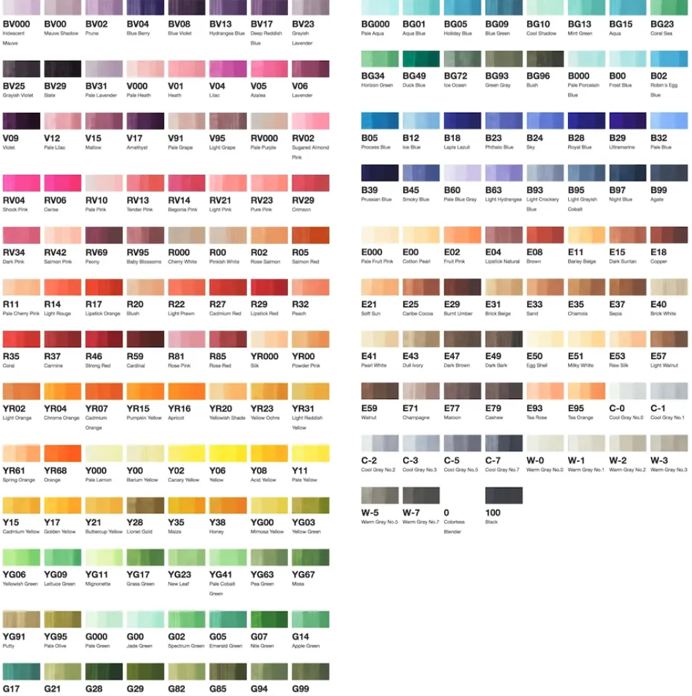 Copic Marker dwustronny Ciao - BV29 Slate > Markery, Brushpeny I Pisaki