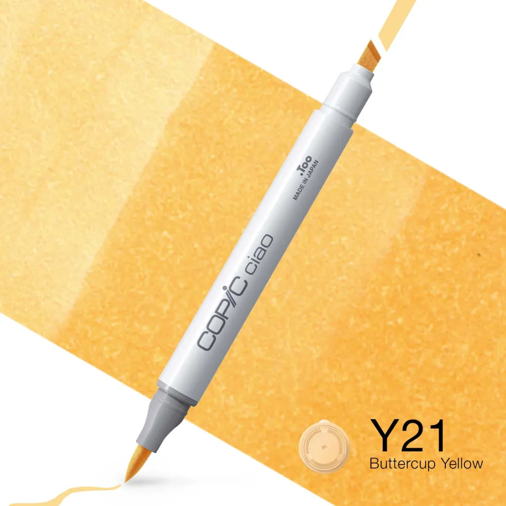 Copic Marker dwustronny Ciao - Y21 Buttercup Yellow