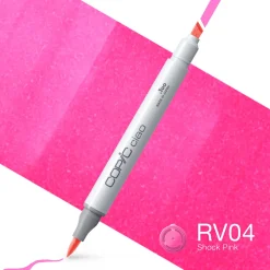 Copic Marker dwustronny Ciao - RV04 Shock Pink