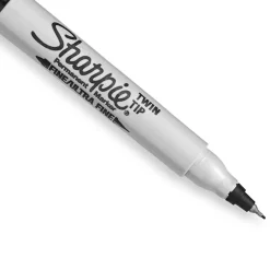 Sharpie Marker dwustronny Twin Tip - - czarny > Markery, Brushpeny I Pisaki