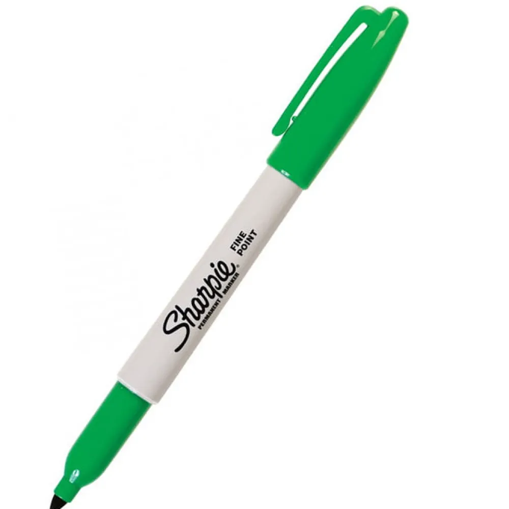 Sharpie Marker Fine Point - - zielony, 1 mm