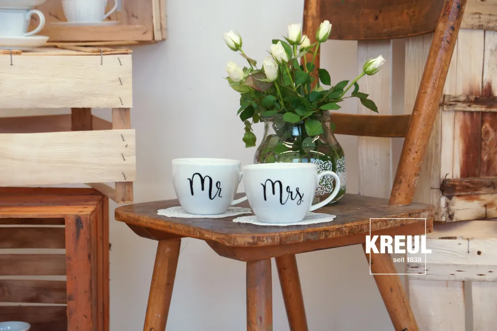 Kreul Marker kaligraficzny do porcelany i szkła Classic - - czarny