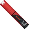 Uni Marker kredowy do tablic PWE-8K - - czerwony