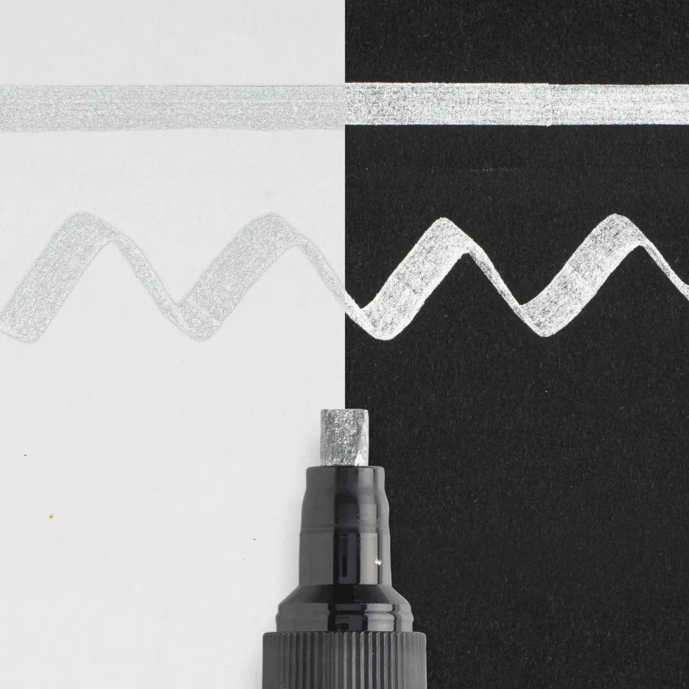 Sakura Marker olejny Pen-Touch Calligrapher - - Silver, 5 mm > Pisaki Kaligraficzne