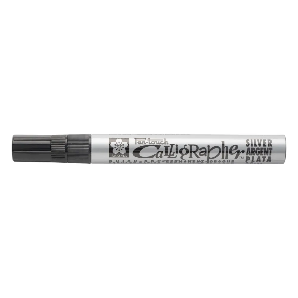 Sakura Marker olejny Pen-Touch Calligrapher - - Silver, 5 mm > Pisaki Kaligraficzne