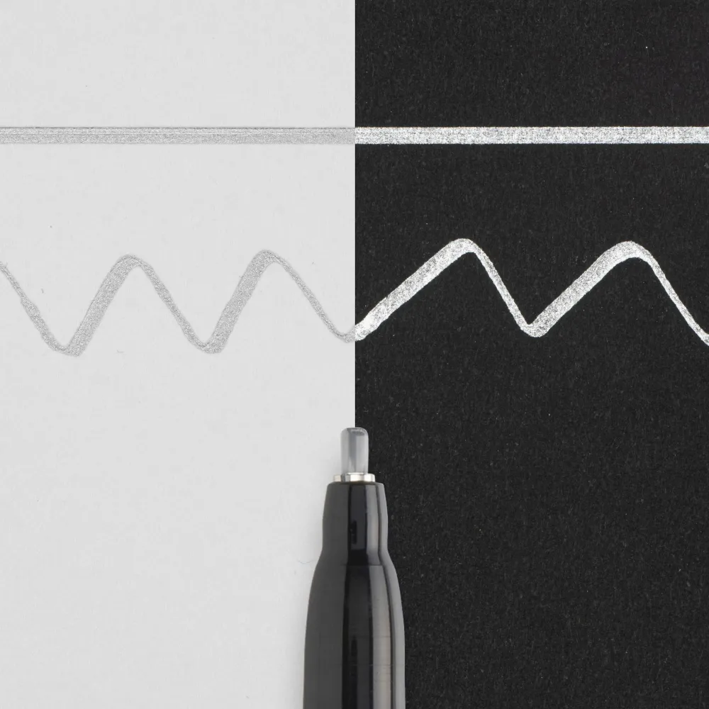 Sakura Marker olejny Pen-Touch Calligrapher - - Silver, 1,8 mm